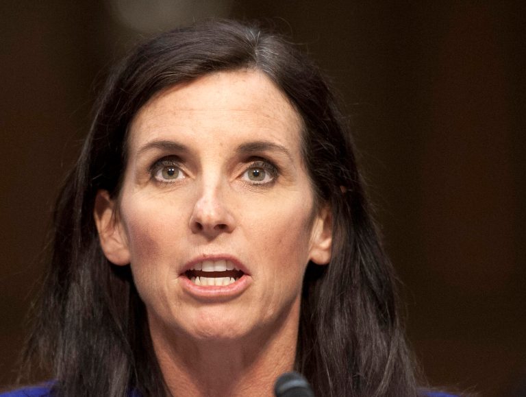 Republican Martha McSally narrowly prevailed Wednesday over Democratic Rep. Ron Barber in a recount to decide the final undecided congressional race of 2014. (AP Photo/Cliff Owen)