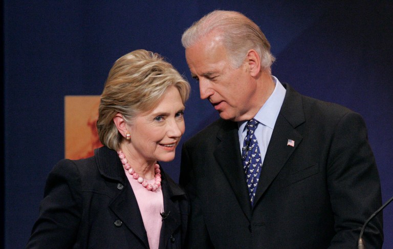 Biden registered 18 percent of likely primary voters, up from 10 percent a month earlier.Â (AP Photo/Pablo Martinez Monsivais, File)