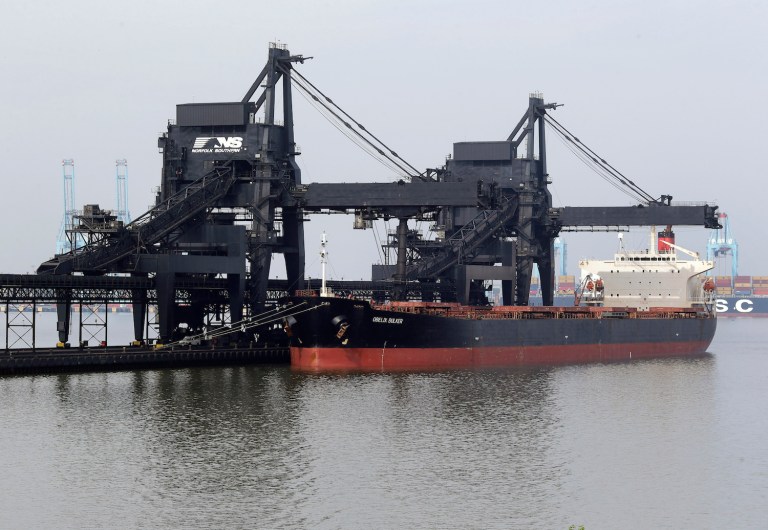 British Columbia's premier suggests the ban as retaliation for a new U.S. tariff on Canadian lumber. (AP Photo/Patrick Semansky)