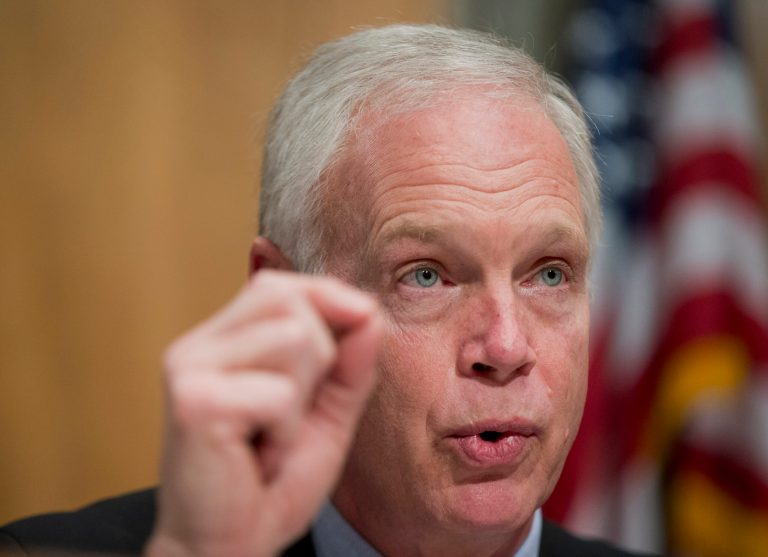 Sen. Ron Johnson, R-Wis., is set to hold a hearing Tuesday that he'll use to call for a stepped-up U.S. campaign against the Islamic State. (AP Photo/Manuel Balce Ceneta)