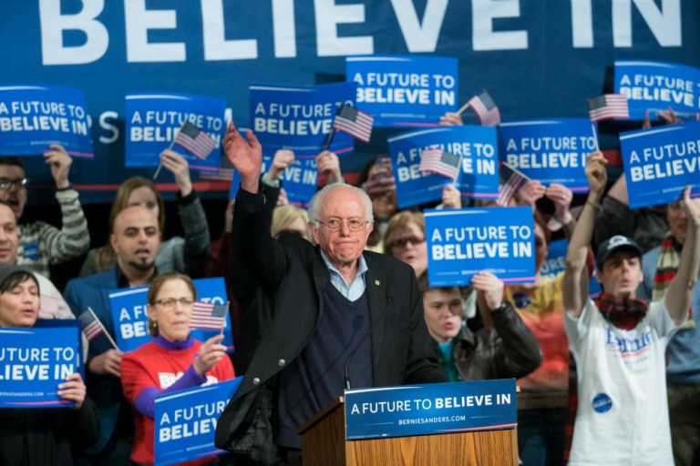 The advent of Trump-Sanders comes at a time when politics is polarized, and thus their similarly simplistic brands of populism have gained adherents on the Right and on the Left. (AP Photo)
