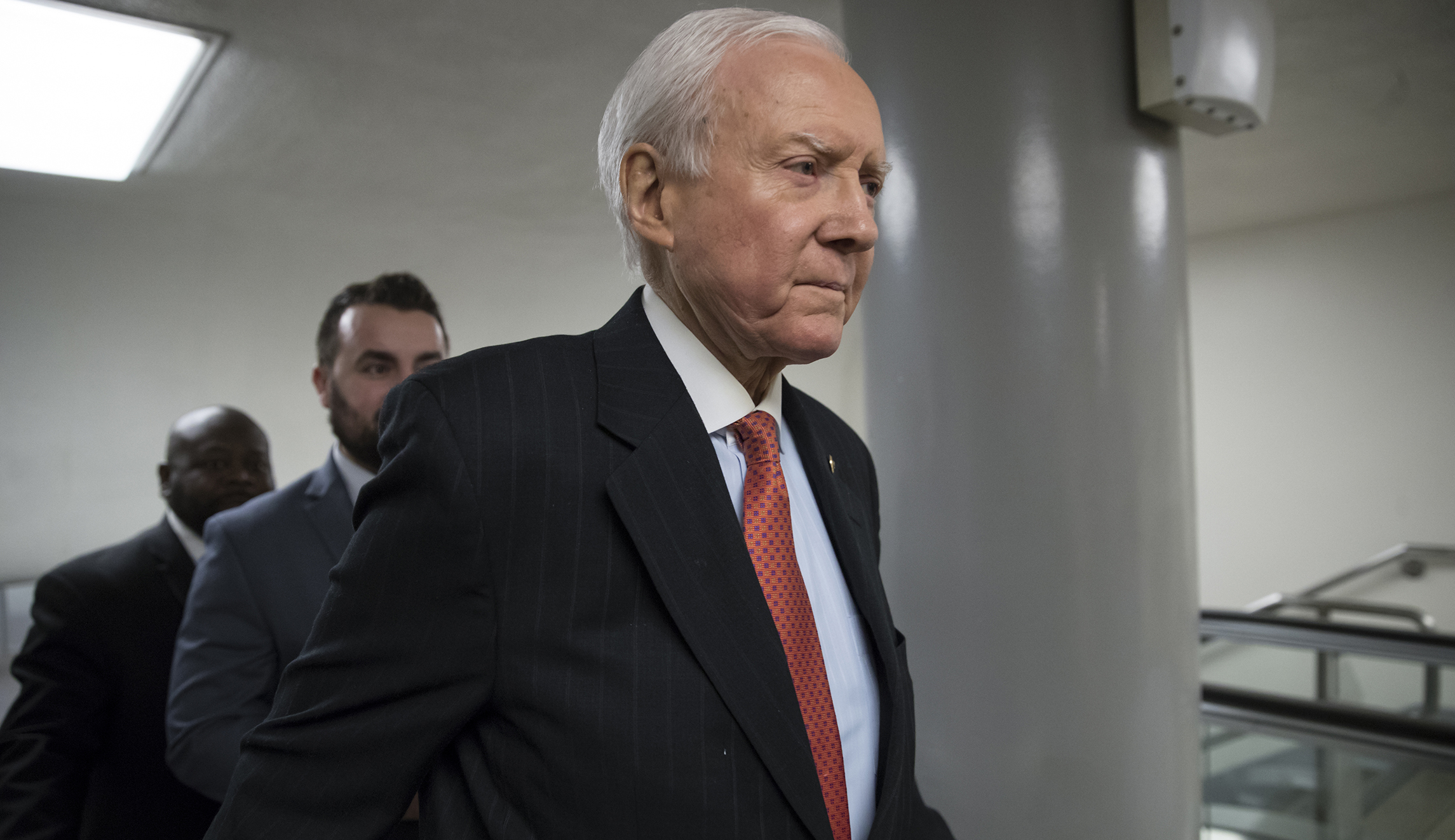 Here’s why Orrin Hatch issued two very different statements about Rob Porter