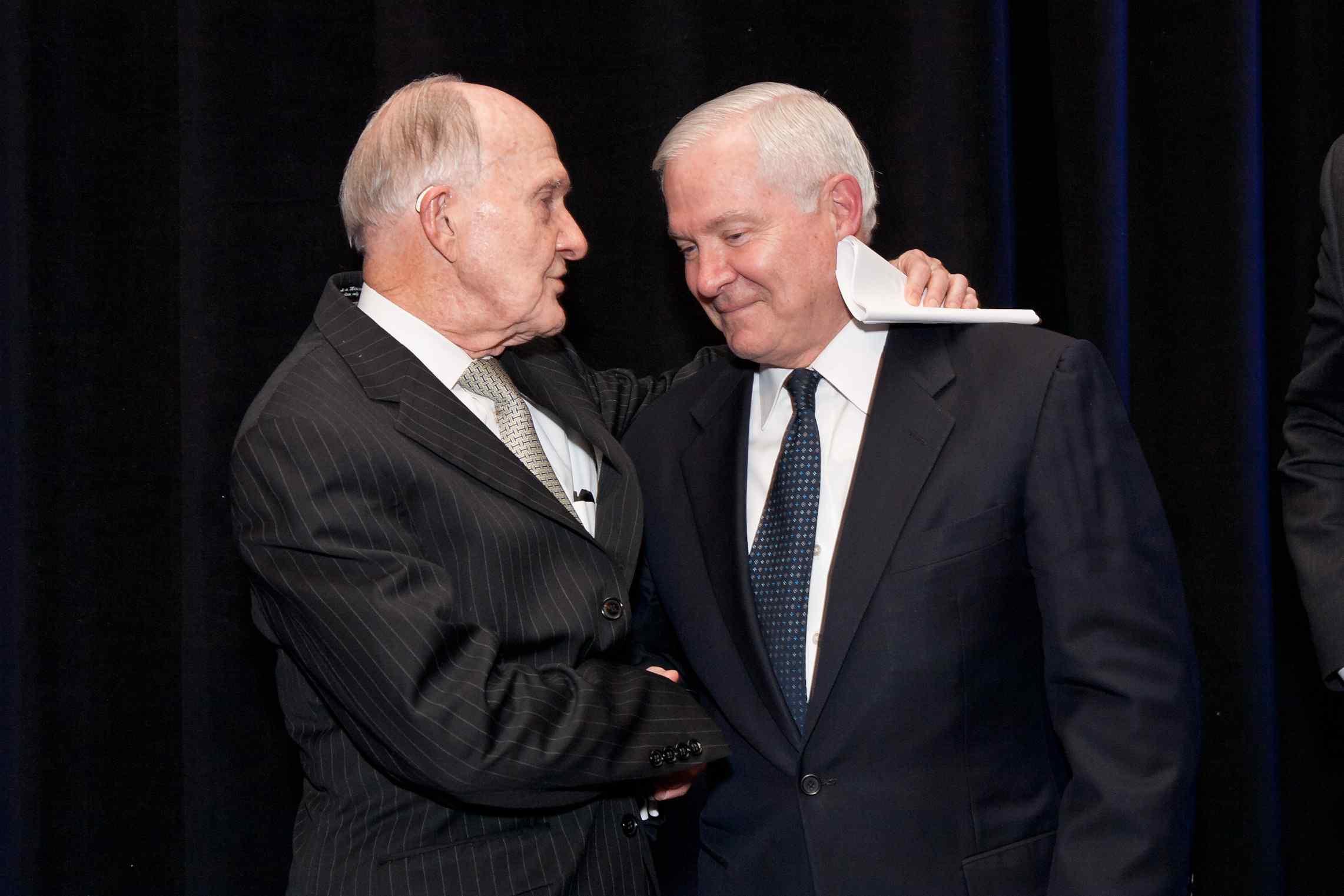 Bush 41 roasts Brent Scowcroft for his snoozing