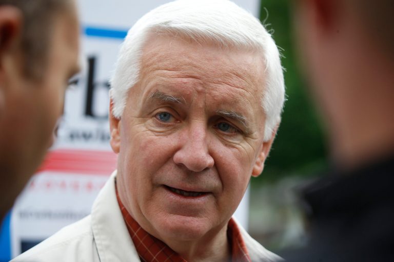 Republicans on the Pennsylvania House Appropriations Committee on Tuesday approved a spending blueprint that would hold the line on taxes, but would scale back increases for education and human services proposed by Gov. Tom Corbett while relying heavily on the unlikely sell-off of the state's wine and liquor operations. (AP Photo/Keith Srakocic)