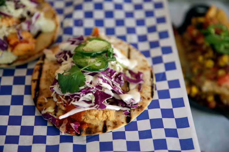 The taco gimmick is likely a play on the criticism Donald Trump received for comments he made about illegal immigrants from Mexico during his presidential announcement. (AP Photo)Â 