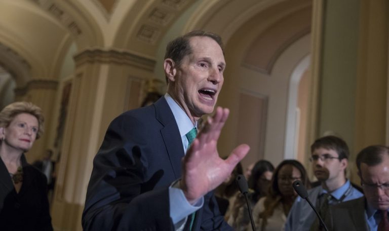 Sen. Ron Wyden submitted a letter Thursday to Department of Homeland Security's acting secretary, Elaine Duke. (AP Photo/J. Scott Applewhite)