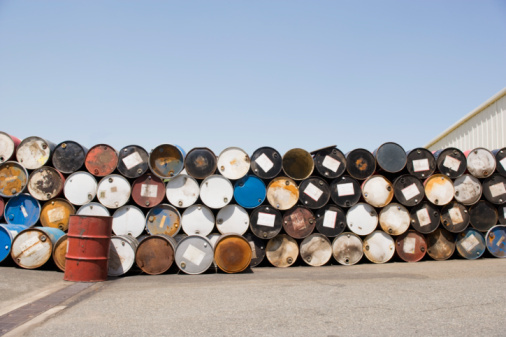 The price of oil was down slightly but remained above $95 a barrel Wednesday as experts said global demand for crude would be slightly lower than previously expected. (Photo: Thinkstock)