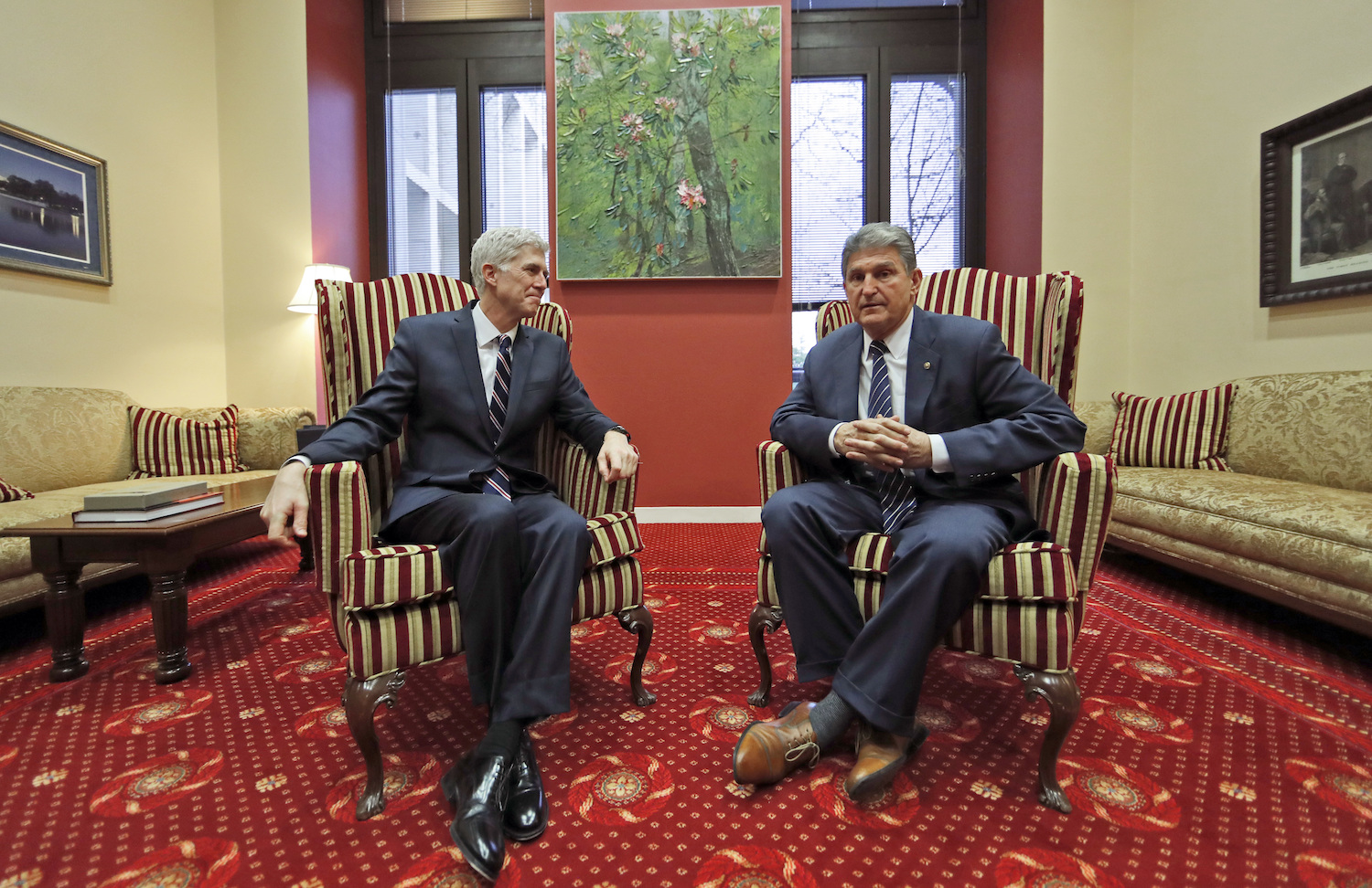 Manchin sees possible path to 60 for Gorsuch