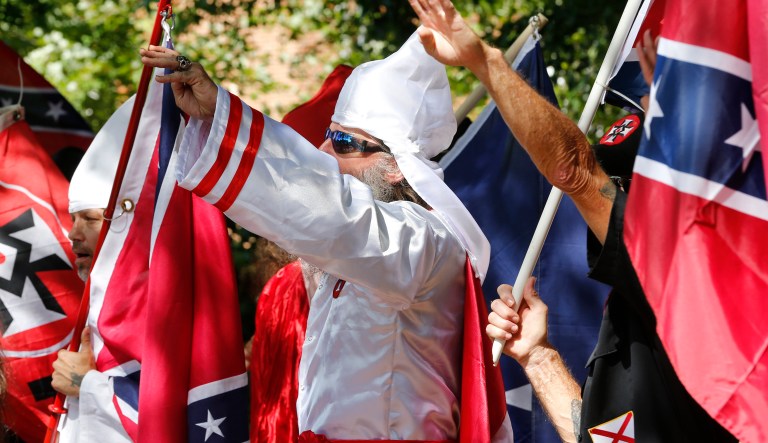 Equating normal people with the white nationalists who marched in Charlottesville, Va., chanting slogans such as 