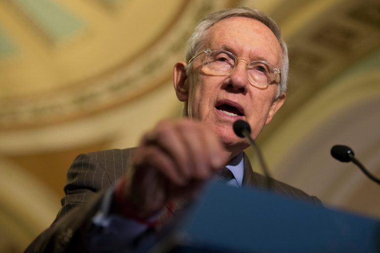 Senate Minority Leader Sen. Harry Reid said, 