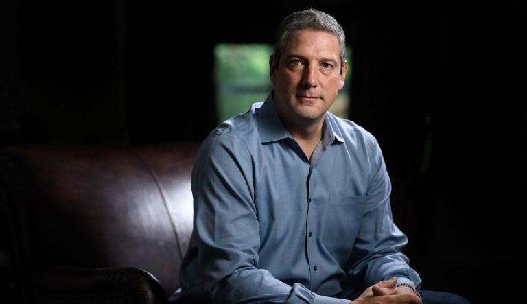 Democratic presidential candidate Rep. Tim Ryan, D-Ohio, is seen.