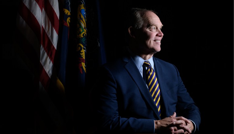 Mike Turzai, a Republican member of the Pennsylvania House of Representatives who has served as Speaker of the House since 2015, poses for a portrait in his office on Monday, Jan. 20, 2020 in McCandles, Pa. 