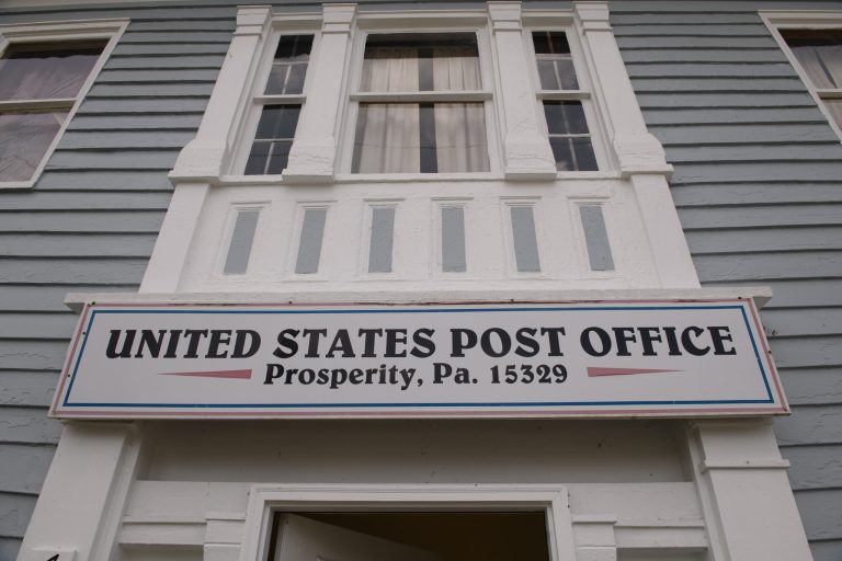 U.S. Post Office in Prosperity, Pa. 