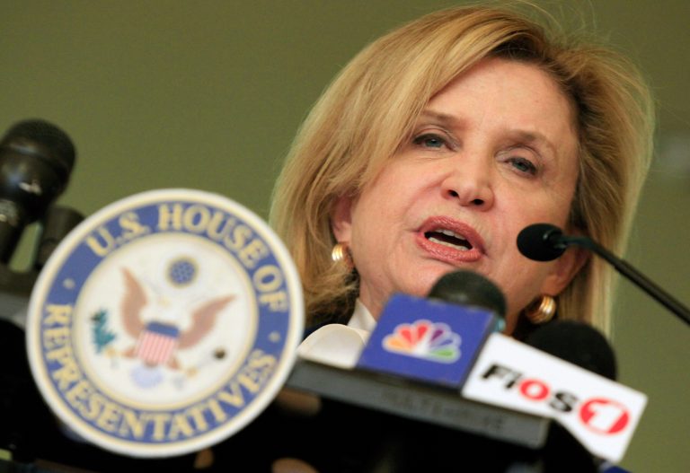 Rep. Carolyn Maloney, D-N.Y., said the bill is needed to help government employees take paid time off for parenting or caring for a sick relative. (AP/Mel Evans)