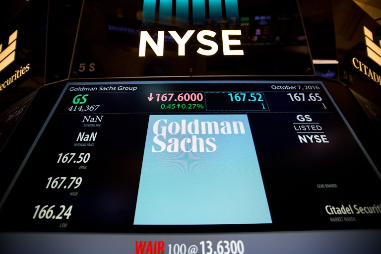In addition to paying a fine, Goldman Sachs has to take steps to improve their oversight of traders working in the area, the CFTC said. (Michael Nagle/Bloomberg)