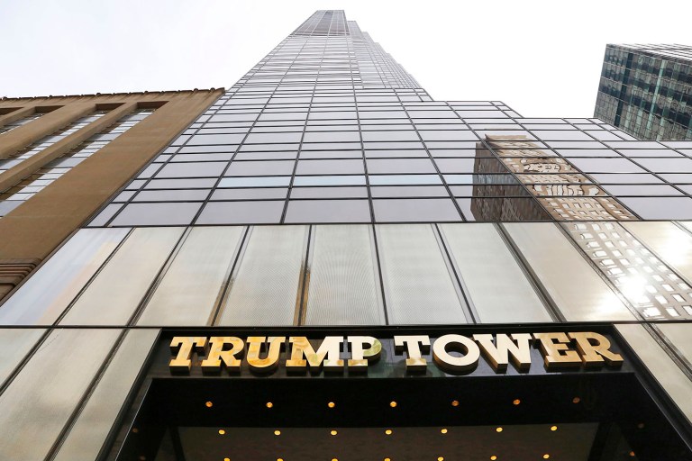 In June 2001, Trump sold the 45th floor of his Trump Tower to the Saudi royal family for $4.5 million according to documents obtained by the New York Daily News. (AP Photo/Mark Lennihan)