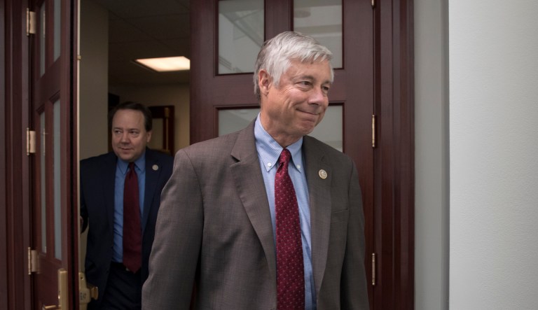 Republican Rep. Fred Upton of Michigan is facing a challenge from liberal Jon Hoadley, who is embracing the Green New Deal to score an upset in a purple district won by President Trump in 2016.