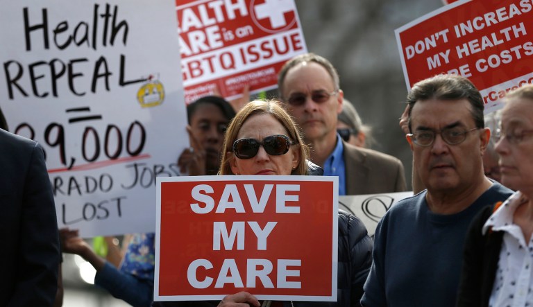 It's unclear if the proposals would ever be acceptable to Republicans. (AP Photo/Brennan Linsley)