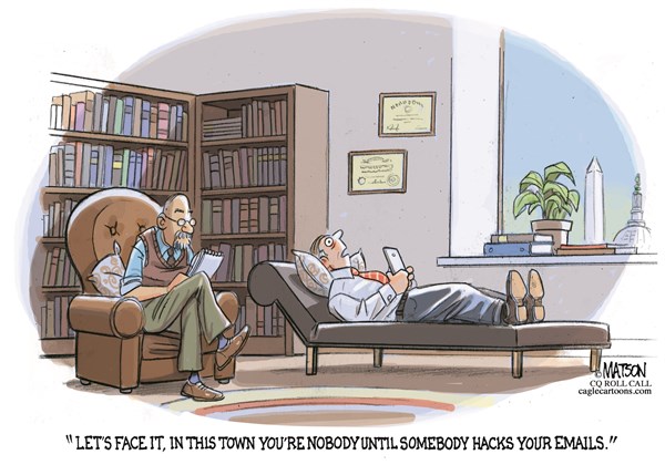 Editorial cartoon: You’re nobody until you’re hacked