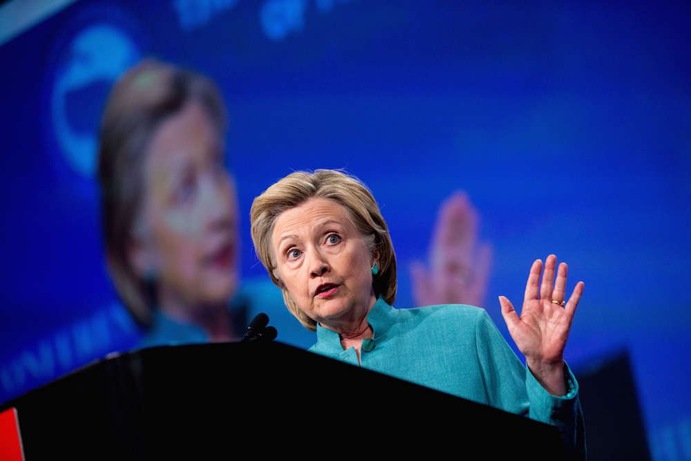 Survey: Clinton lead cut in half