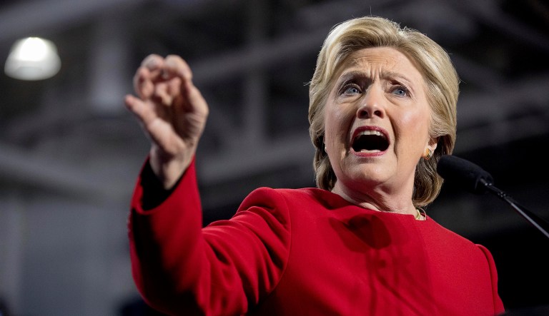 Hillary couldn't even bring herself to credit poorer white voters with having real grievances or concerns that should be treated as legitimate. (AP Photo/Andrew Harnik)