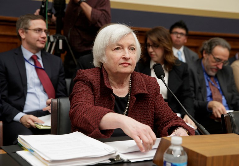 Federal Reserve Chair Janet Yellen appears before the House Financial Services Committee for the Fed's semi-annual Monetary Policy Report to Congress. (AP Photo/J. Scott Applewhite)