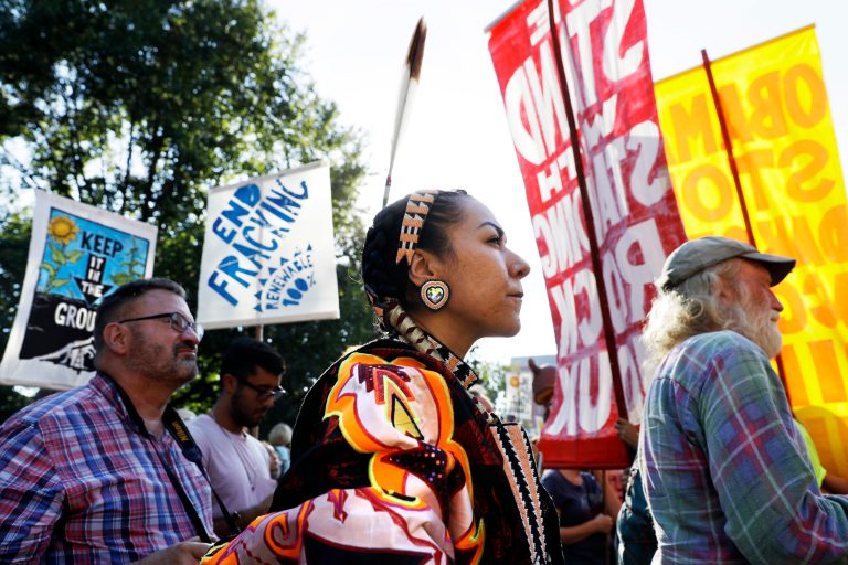 The Obama administration announced Monday that it will not be granting a key easement for the Dakota Access oil pipeline to move forward, according to the Army Corps of Engineers that halted the project in September despite a federal judge ruling that it could move ahead. (AP Photo/Jacquelyn Martin)