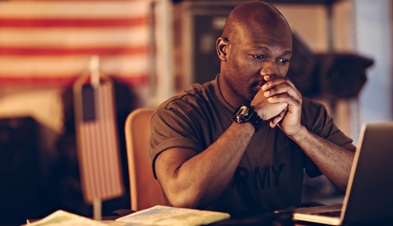 According to a Military Times poll, troops view white nationalism as a threat to national security: 30 percent of troops categorized it as a significant danger, but 27 percent said it was a greater threat than Syria. (iStock)