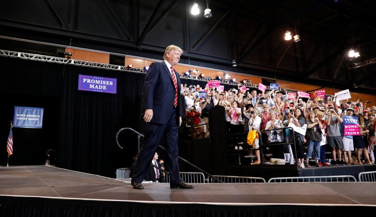The Arizona Republican has been critical of Trump's agenda. (AP Photo/Alex Brandon)