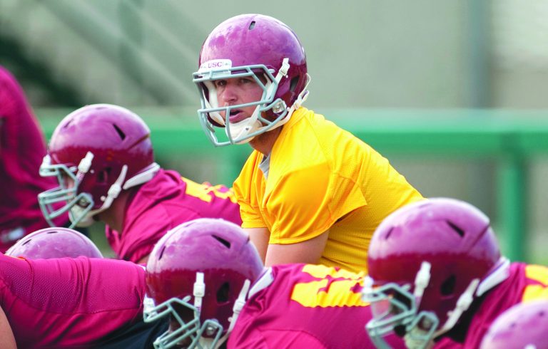 Grant Hindsley/AP
With quarterback Matt Barkley back, USC was the AP's preseason No. 1 team for the seventh time.
