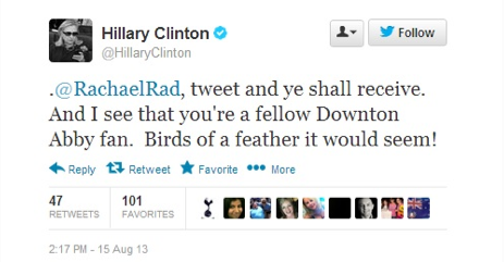 America Rising knocks Hillary Clinton for deleted Downton Abbey Twitter typo