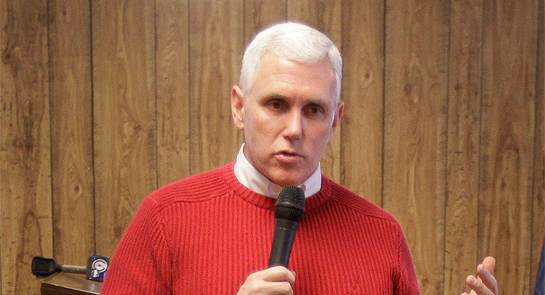 Indiana Gov. Mike Pence is winning support from conservatives who want him to run for president. AP Photo