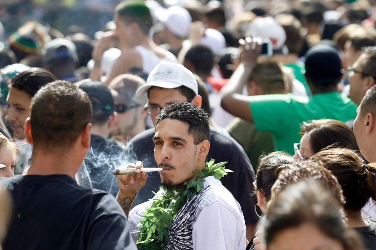 Marc Piscotty/Getty Images
In November, voters in Colorado voted to legalize marijuana by a 55- to 45-percent margin, higher than President Obama's margin of victory in the state.