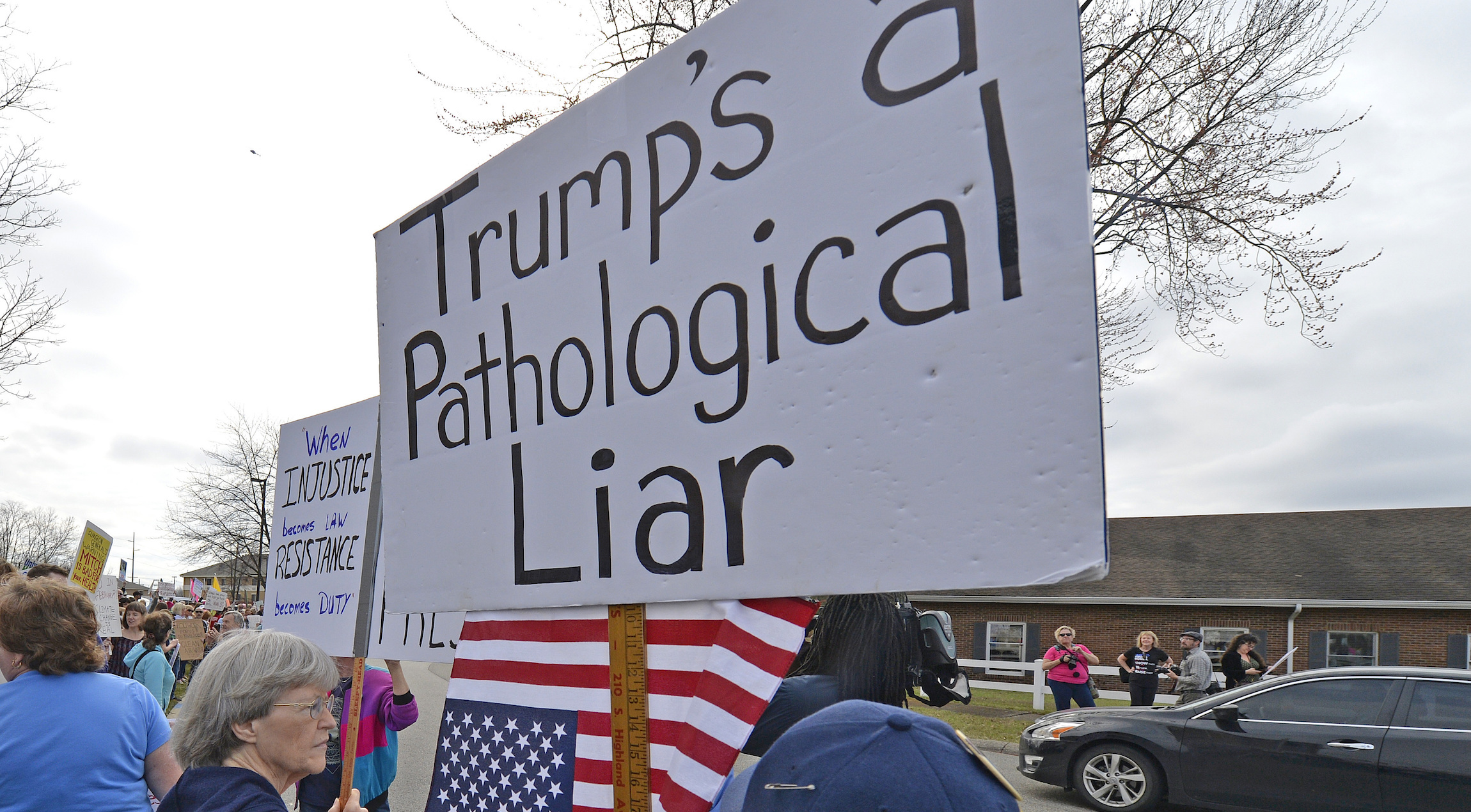 Liberals copy Tea Party tactics to protest Trump at town halls