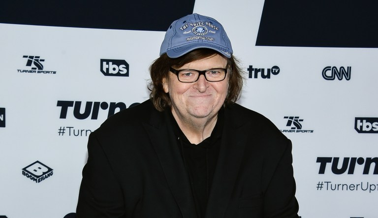 Filmmaker Michael Moore is questioning how Democrats plan to win back the majority in Congress when they have yet to offer an alternative to President Trump. (Evan Agostini/Invision/AP)