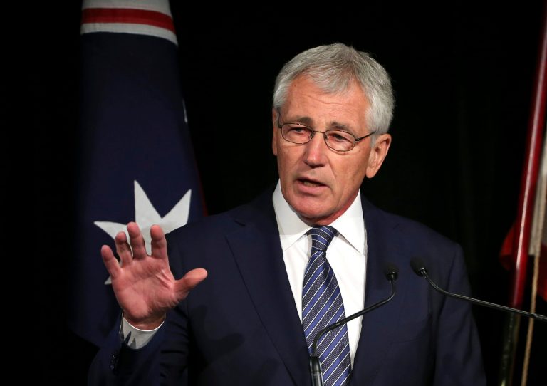 More than 100 Americans are fighting with the extremists of the Islamic State of Iraq and Syria, Defense Secretary Chuck Hagel said Wednesday. (AP Photo/Rob Griffith)