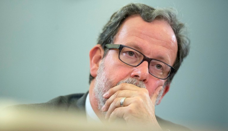 Keith Hall, director of the Congressional Budget Office, listens during a House Budget Committee hearing in Washington, D.C, on Wednesday, June 3, 2015.