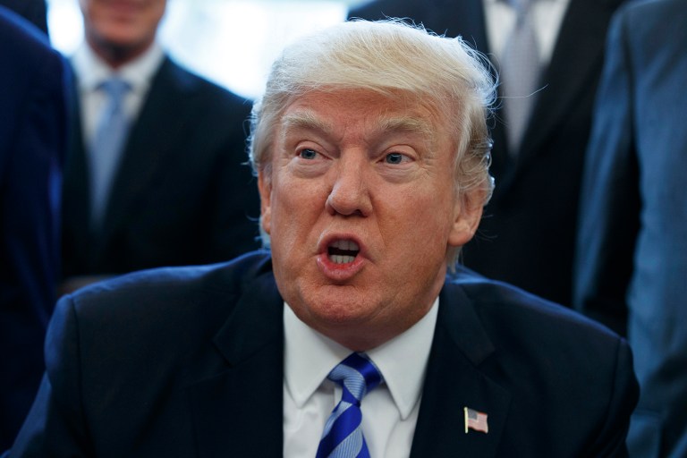 Trump asserted that stories about his campaign's alleged connection to Russian officials are a 