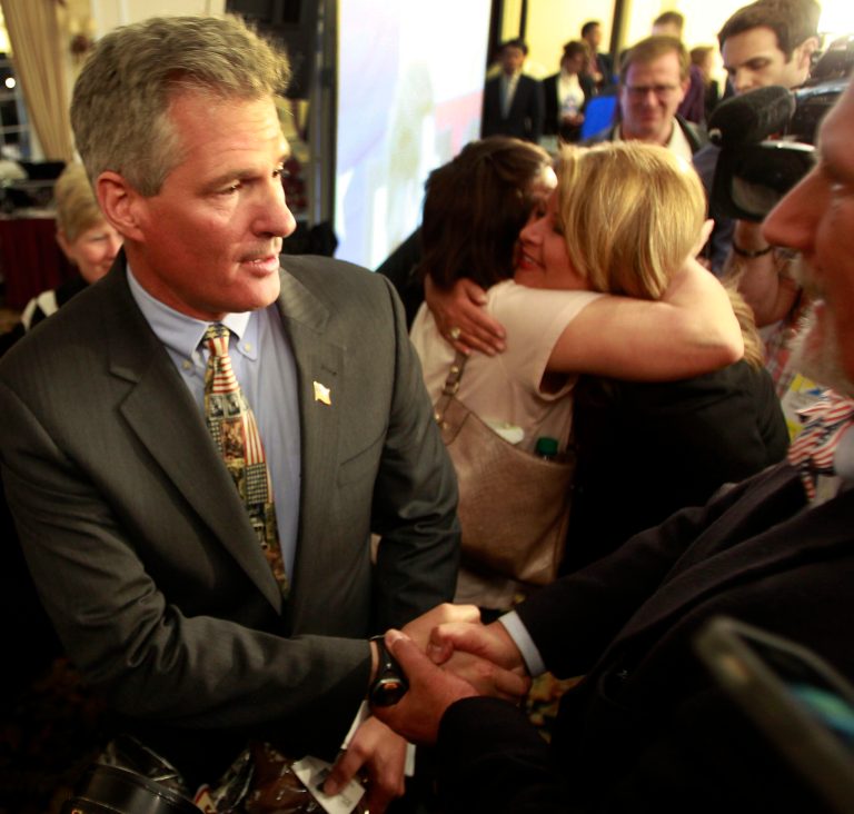 Scott Brown is expected to advance with relative ease from the Republican primary to challenge Shaheen in the general election. (AP Photo)