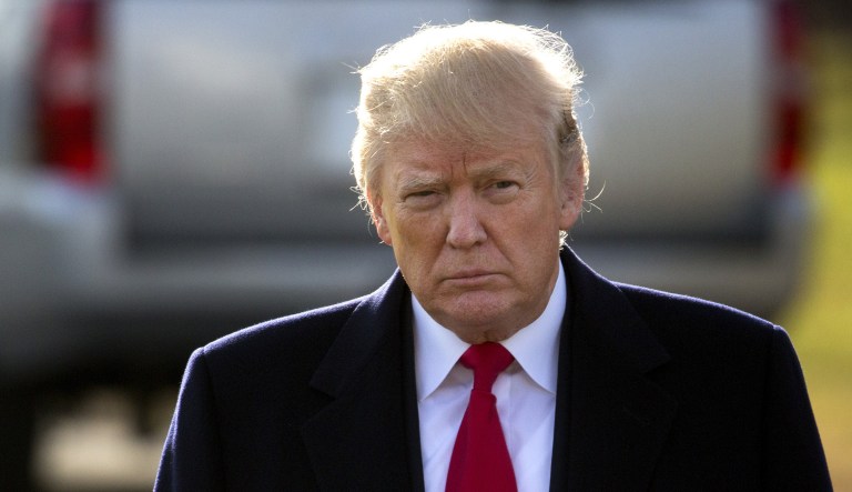 President Trump said he no longer talks to former White House chief strategist Steve Bannon. 