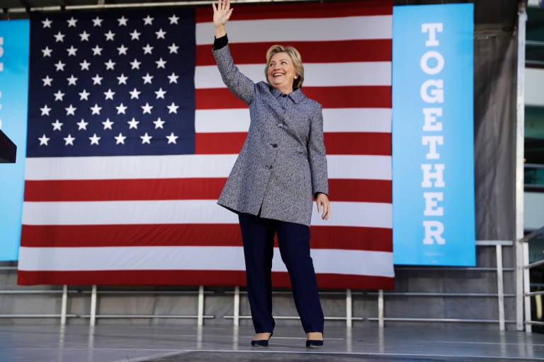 Clinton was largely seen as the winner of the first presidential debate by voters in the Granite State. (AP Photo/Matt Rourke)