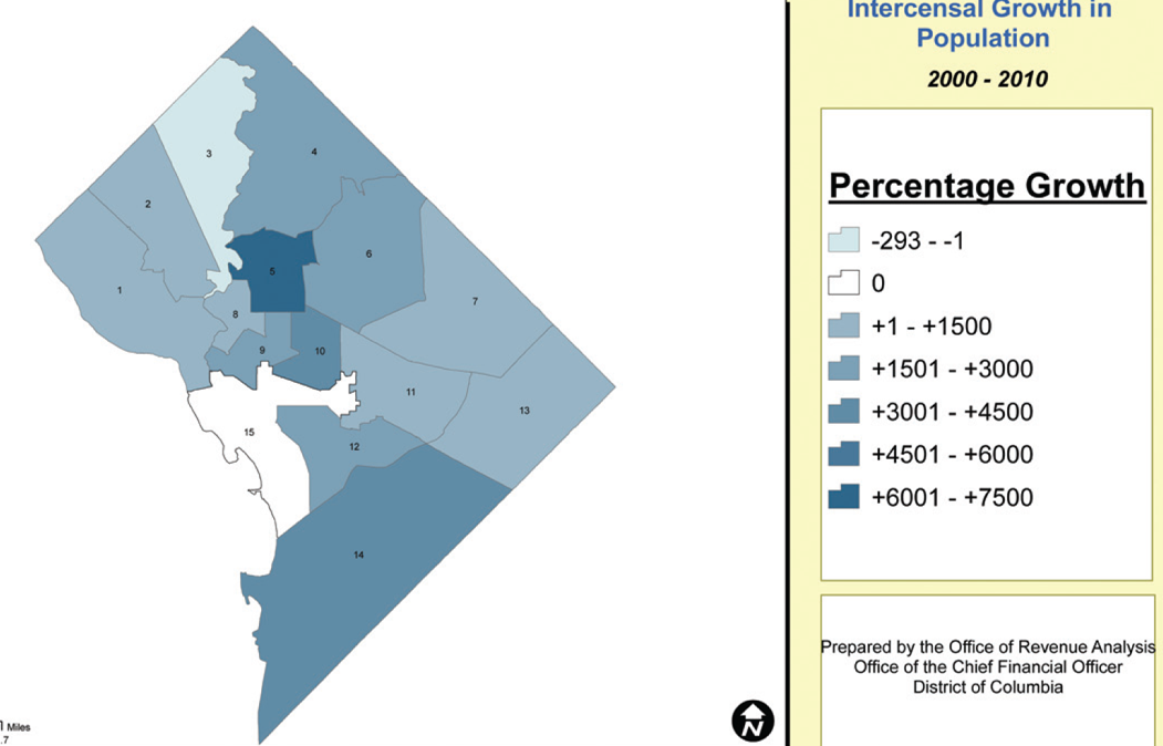 D.C.’s downtown drives city’s population growth