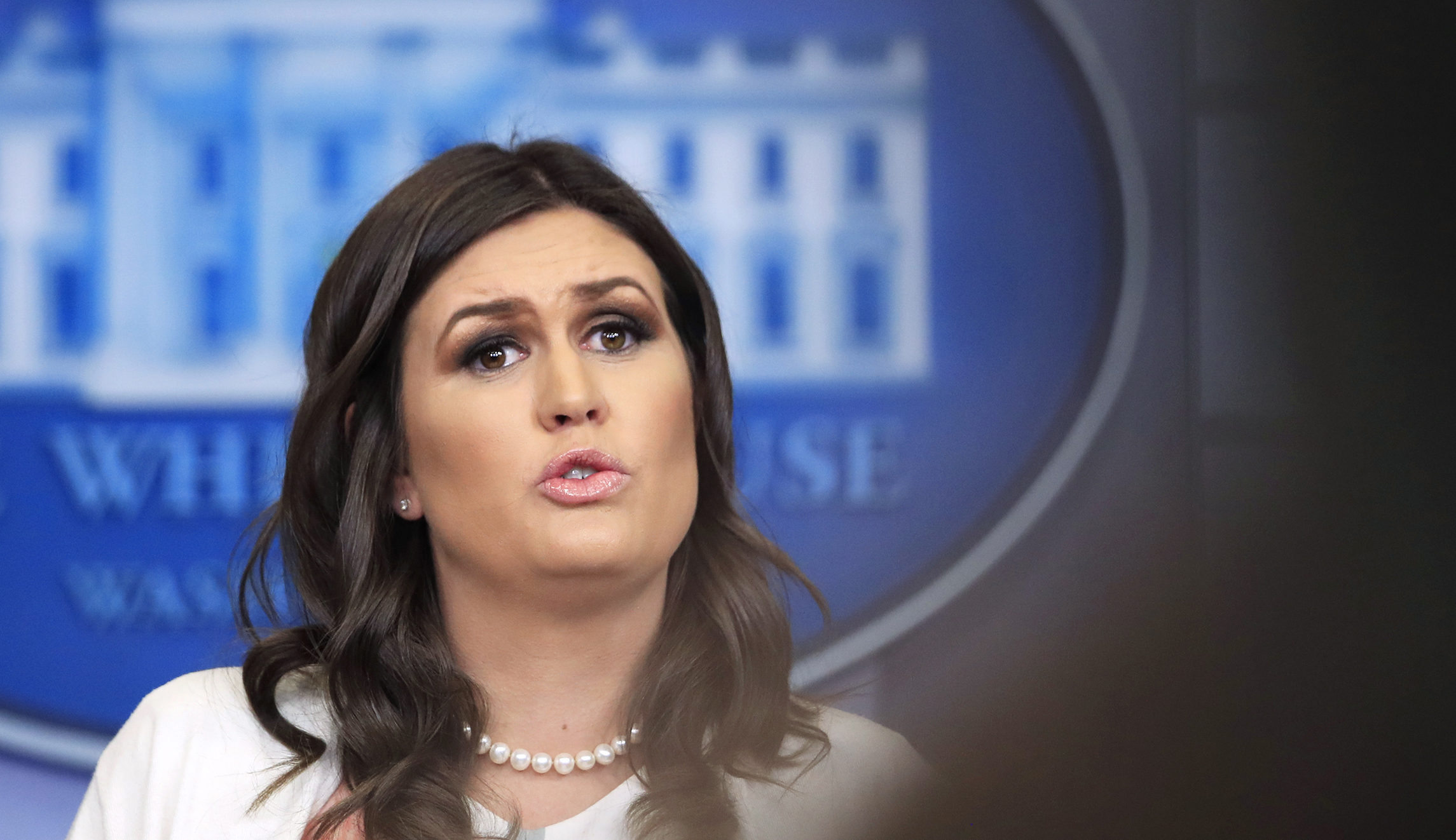 Sarah Sanders defends Trump: ‘Pocahontas’ isn’t a racial slur