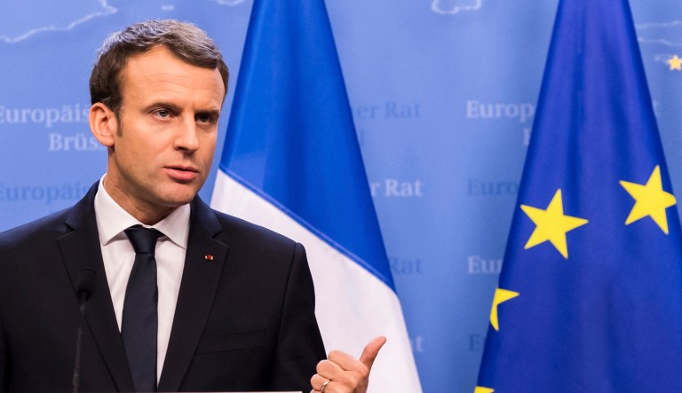 Both the European Union and French President Emmanuel Macron have made moves over the past week to give government more censorship power. (AP Photo/Geert Vanden Wijngaert)