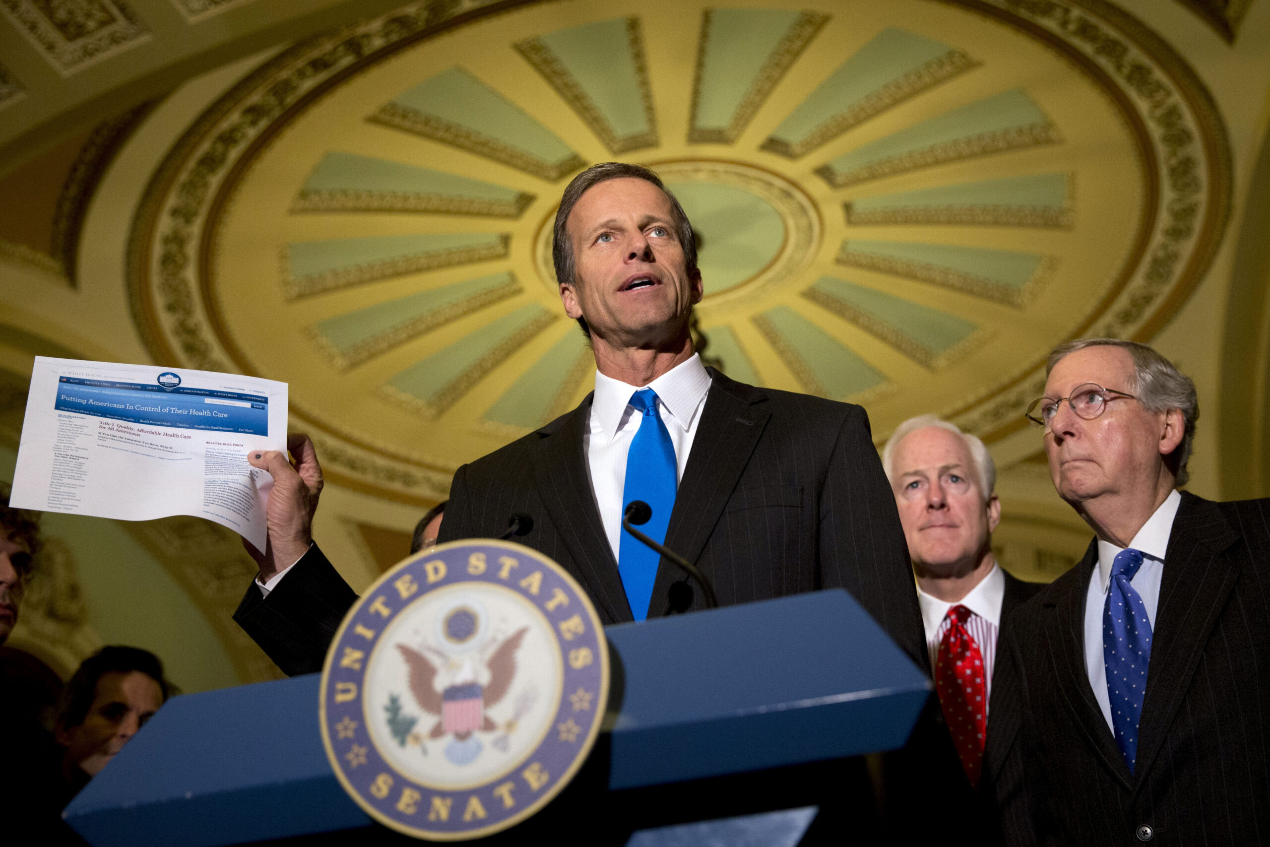 Senate Republicans oppose Obamacare exception for unions