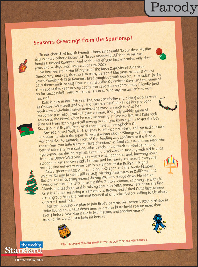 Holiday Greetings from the Spurlongs!