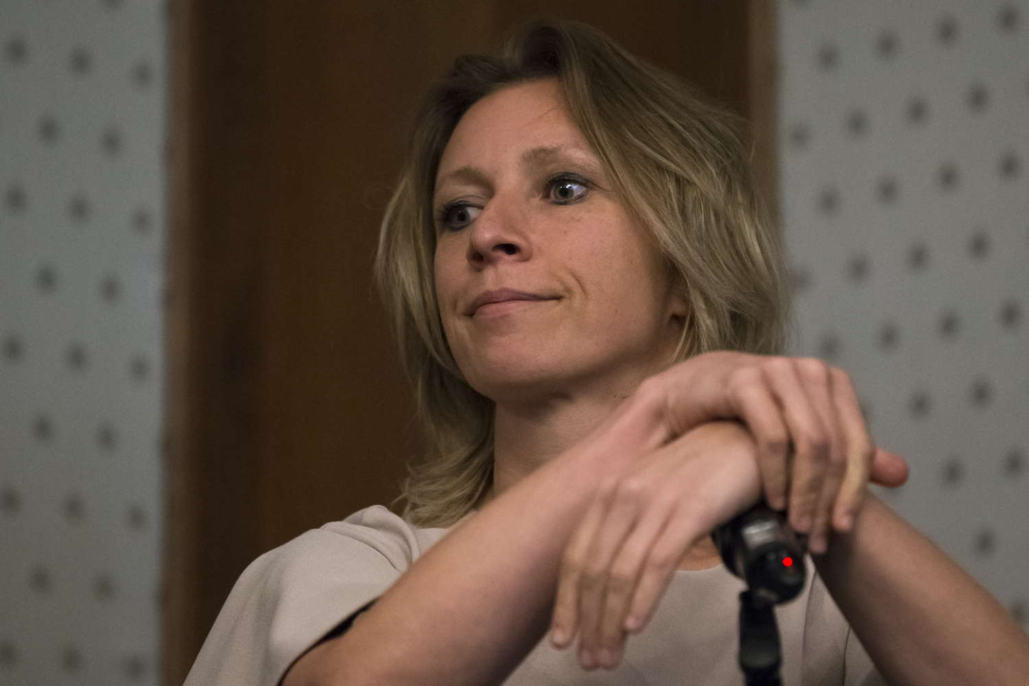 Russia spokeswoman claims US media ‘dangerous’ for reporting that Trump shared intel