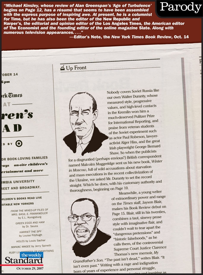 A note from the editor of the New York Times Book Review