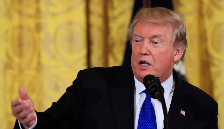 President Trump sent a letter earlier in the week to African leaders expressing his desire for 