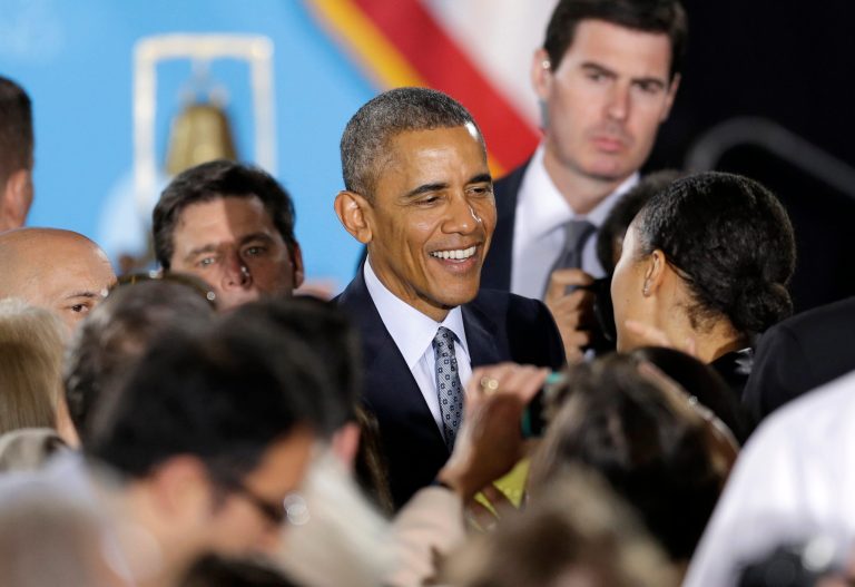 Fifty percent of Americans say President Obama's time in the White House has been a success. (AP Photo)